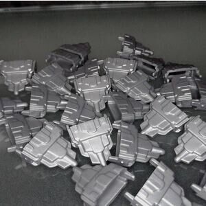 Monopoly Star Wars Episode 1 Silver House Vintage Game Pieces Replacement Parts!